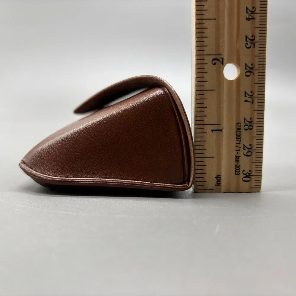 Vintage Christian Roth Optical Affairs Eyeglass Sunglasses Case Italy Brown